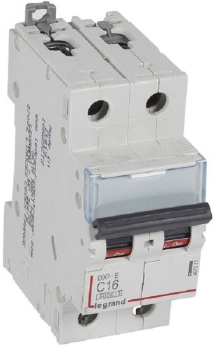 Выключатель автоматический Legrand DX3-E 6000 2п 16А C 6кА картинка